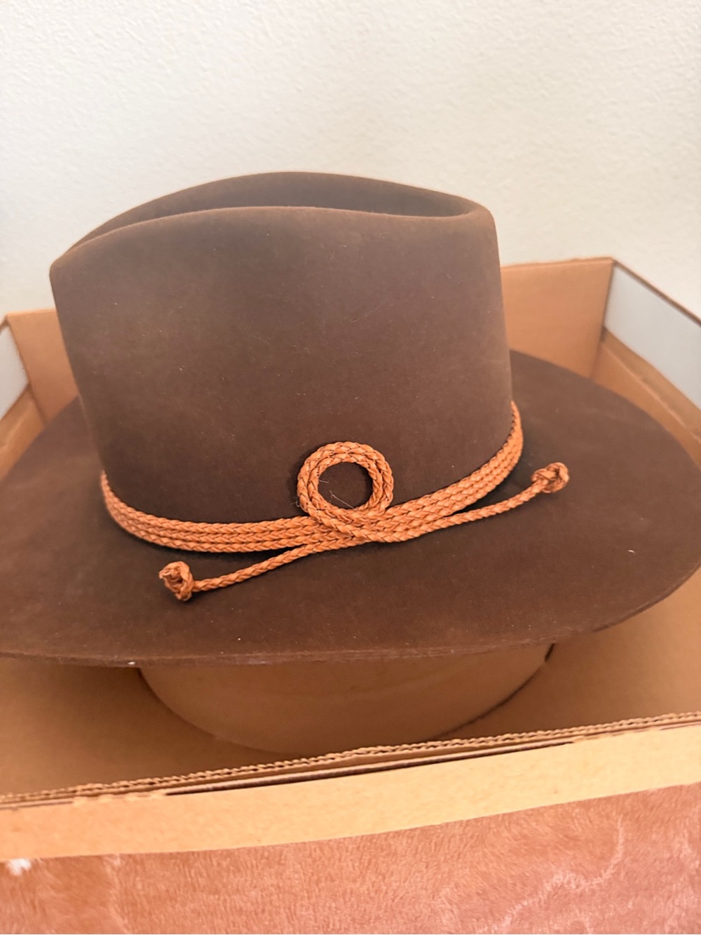 Vintage Resistol XXX Beaver Chaparral Mink Western Cowboy Hat Size 7 USA Box
